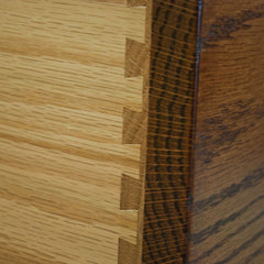 Amish Craftsman 11-Drawer Dresser, Plain Cut Oak