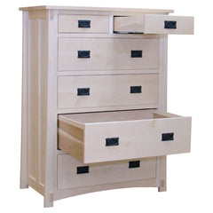 Dutch Six drawer Maple Chest