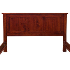 Low Footboard Panel Bed- Cherry Wood