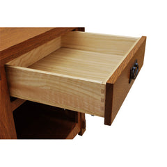 Amish Craftsman One Drawer Nightstand w/ Opening