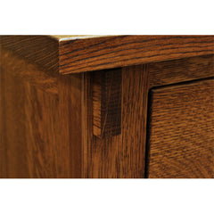 Amish Craftsman One Drawer Nightstand w/ Opening