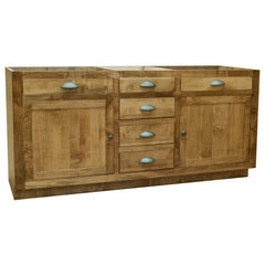 72" Amish Brown Maple Custom Sink