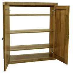 38" Amish Brown Maple Custom Wall Cabinet
