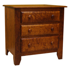 Shaker Three-Drawer Night Stand