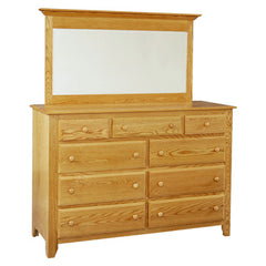 Shaker 9-Drawer Mule Dresser