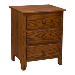 3 Drawer Shaker Nightstand