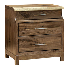 Castle Three Drawer Night Stand
