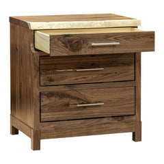 Castle Three Drawer Night Stand