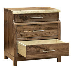 Castle Three Drawer Night Stand