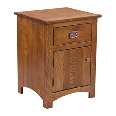 Mission 1 Drawer / 1 Door Night Stand