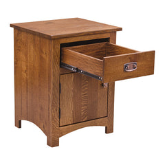 Mission 1 Drawer / 1 Door Night Stand