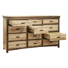 Deluxe Mission 12 Drawer Dresser