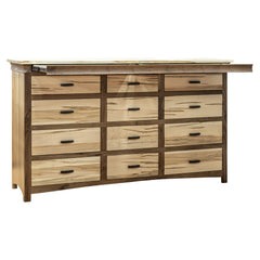 Deluxe Mission 12 Drawer Dresser
