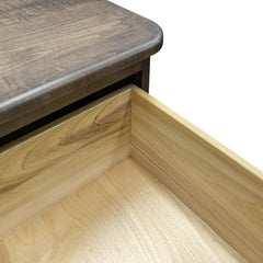 Smoke Gray 2-Drawer Cunningham Nightstand
