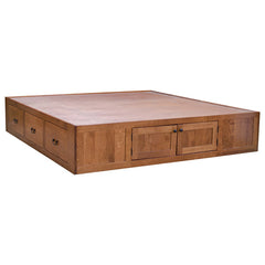 Platform Eastern King Bed w/ Drawers