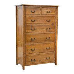 39" Amish Mission 7-Drawer Chest