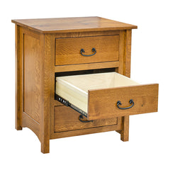 Mission 3 Drawer Nightstand