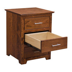 Yancy Cobler Night Stand - Rustic Cherry