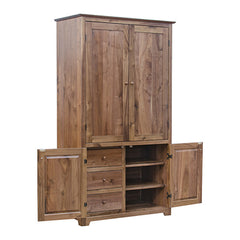 Yancy Cobler Armoire - Walnut