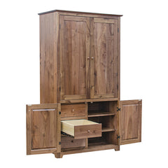 Yancy Cobler Armoire - Walnut