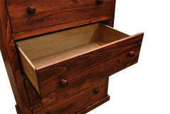 Traditional Poplar 4-Drawer Chest, Cherry finish
