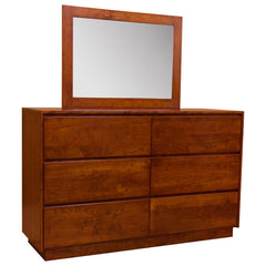 60" Amish Contemporary Canterbury Dresser w/Mirror