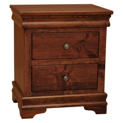 Traditional Amish Lux 2-Drawer Nightstand