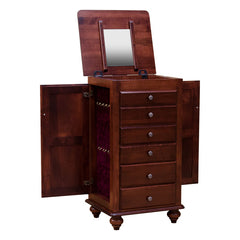 Amish Jewelry Armoire - Brown Maple