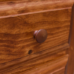 Folks Three Drawer Pine Night Stand