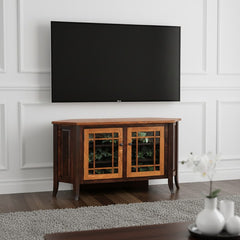 Bunker Hill 2-Tone Corner TV Stand