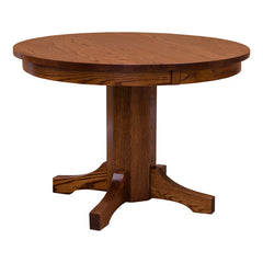 Mission Round Dining Table - Red Oak