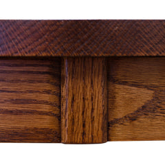 Mission Round Dining Table - Red Oak