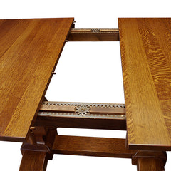 Ashley Amish-Made Dining Table w/ Four Leaves
