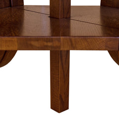 Carlyl Split Base Round Dining Table w/ 6-Leaves