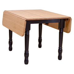 Two Tone Drop Leaf Table