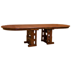 44" x 72" Greene & Greene Gamble Table w/ 4-Leaves