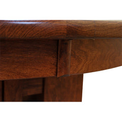 48" Round Greene & Greene Table w/ 6-Leaves