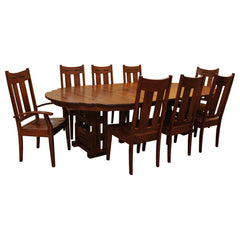 60" RD Greene & Greene Gamble House-Dining Set 4