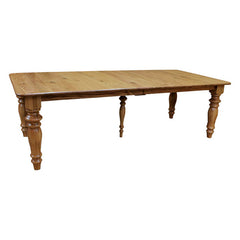 44" x 96"Traditional Harvest Table w/ leaves