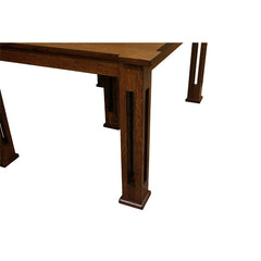 42" x 60" Amish Parker Table w/ 4-Leaves