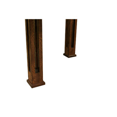 42" x 60" Amish Parker Table w/ 4-Leaves