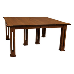 60" x 60" Amish Mission Parker Table w/ 12 Leaves