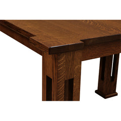 60" x 60" Amish Mission Parker Table w/ 12 Leaves
