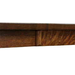 48" Amish Oval Mission Split Table w/ 2-Leaves