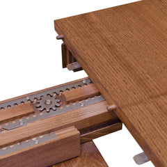 36" x 36" Mission Square Dining Table with leaves