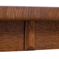 36" x 36" Mission Square Dining Table with leaves