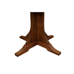 Amish 36" Round Oak Dining Table