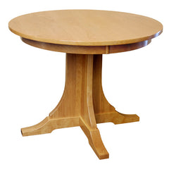 38" Cherry Round Mission Table
