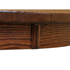 42" Mission Round Table w/ Leaves