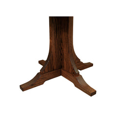 42" Mission Round Table w/ Leaves